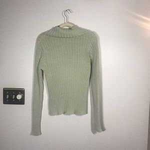 Banana Republic Sweaters - BANANA REPUBLIC Light Green Ribbed Sweater, size M Banana Republic Sweaters - BANANA REPUBLIC Light Green Ribbed Sweater, size M